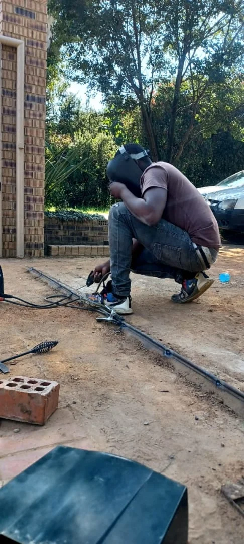 Garage door repair work 2